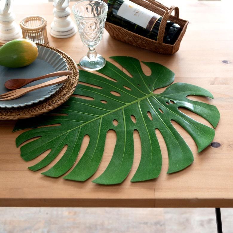 ハワイアン　マホガニー　テーブル　モンステラ ダイニングテーブルモンステラ1500 - 一宮町不動産販売・ハワイアン