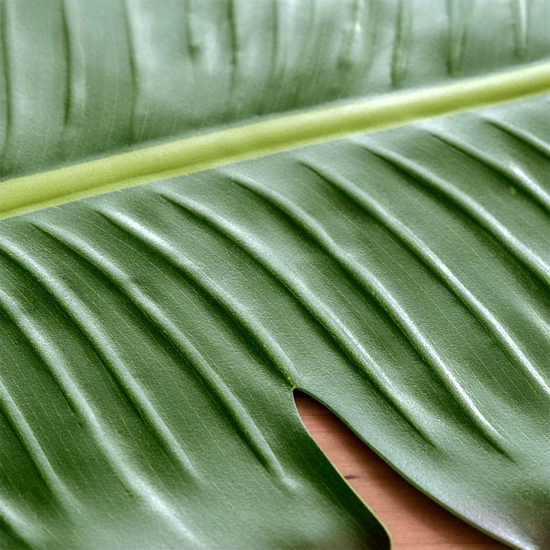 テーブルランナー バナナリーフ型 グリーン ボタニカル 葉っぱ マット アジアン キッチン雑貨 おしゃれ キッチン用品 99802 | ブランド登録なし | 02