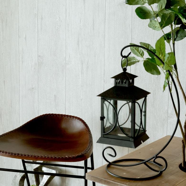 壁紙 はがせる 白木柄 ホワイト フリース壁紙  ウォールシート DIY リフォーム 補修 クロス 賃貸 おしゃれ 99901 | ブランド登録なし | 05