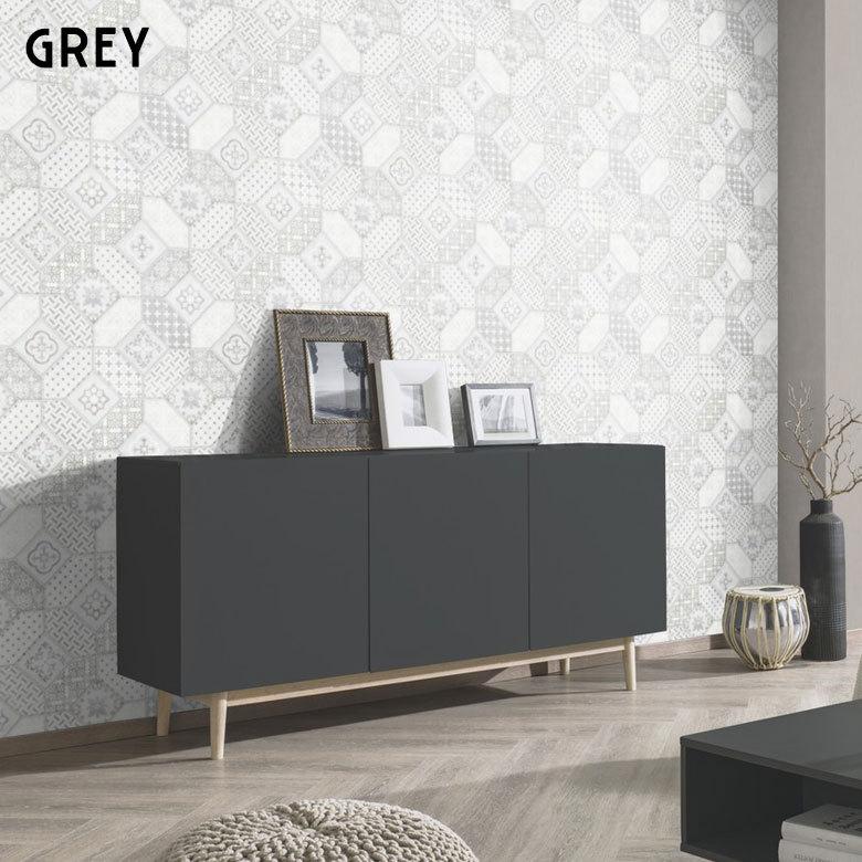 壁紙 はがせる モザイクタイル柄 フリース壁紙  ウォールシート DIY リフォーム 補修 クロス 賃貸 おしゃれ 9990 | ブランド登録なし | 13