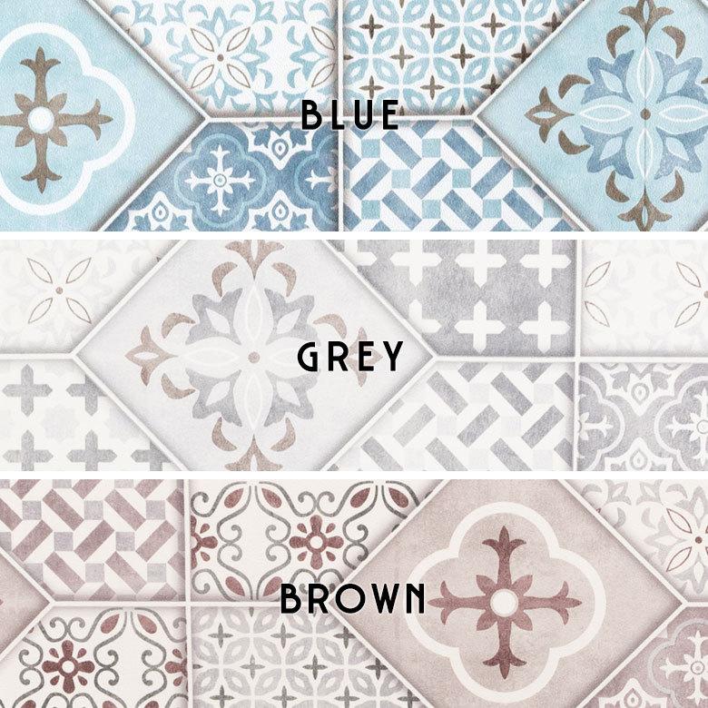 壁紙 はがせる モザイクタイル柄 フリース壁紙  ウォールシート DIY リフォーム 補修 クロス 賃貸 おしゃれ 9990 | ブランド登録なし | 06