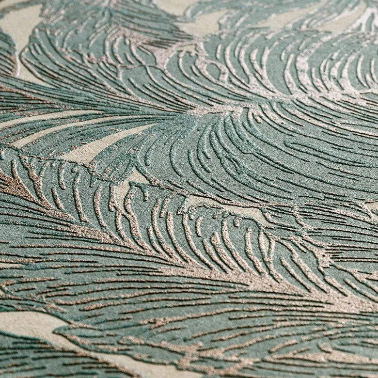 はがせる壁紙 フリース壁紙 ウォールシート シール クロス DIY リフォーム 賃貸 模様替え リーフ柄 ボタニカル柄 99913 | ブランド登録なし | 06