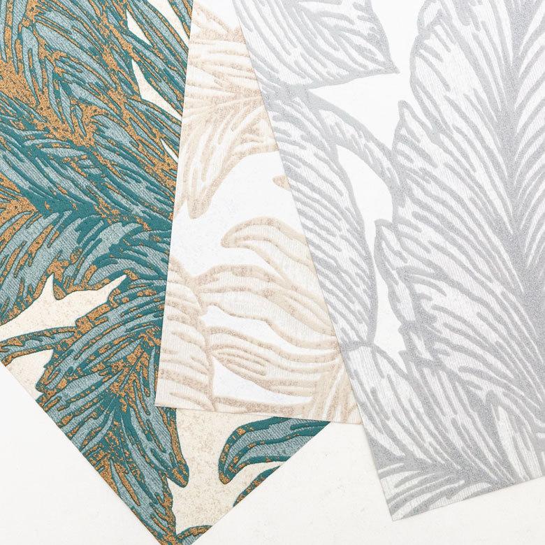 はがせる壁紙 フリース壁紙 ウォールシート シール クロス DIY リフォーム 賃貸 模様替え リーフ柄 ボタニカル柄 99913 | ブランド登録なし | 23