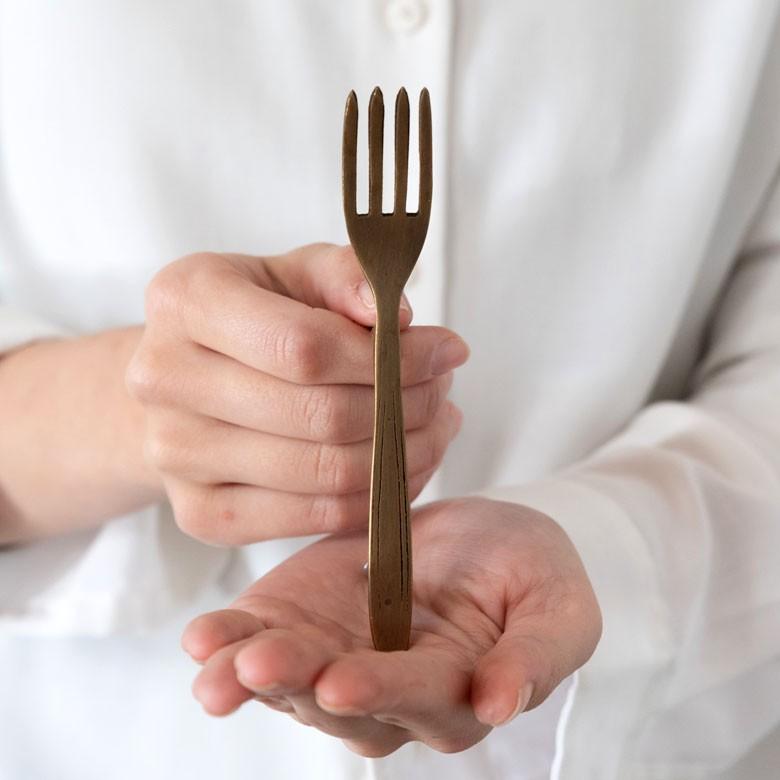 取っ手 ドアノブ 真鍮製 フォーク型 スプーン型 アンティーク風  つまみ DIY 付け替え 引き出し 家具 ハンドル 真鍮ノブ アジア工房 a-1375 | ブランド登録なし | 11