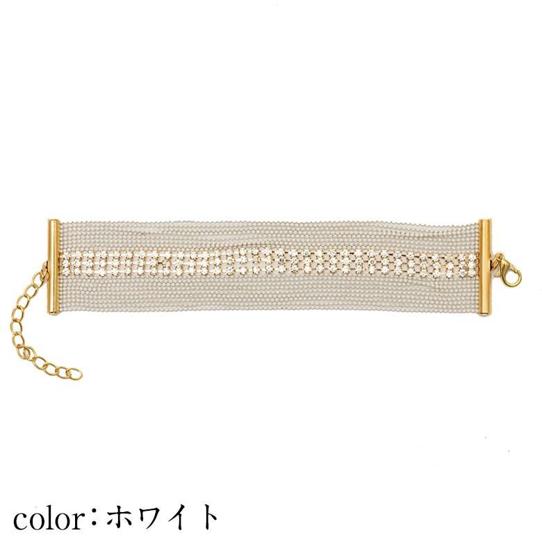 ブレスレット ３連 ラインストーン ボールチェーン アジアン エスニック バリ雑貨 おしゃれ レディース b-1165 | ブランド登録なし | 03