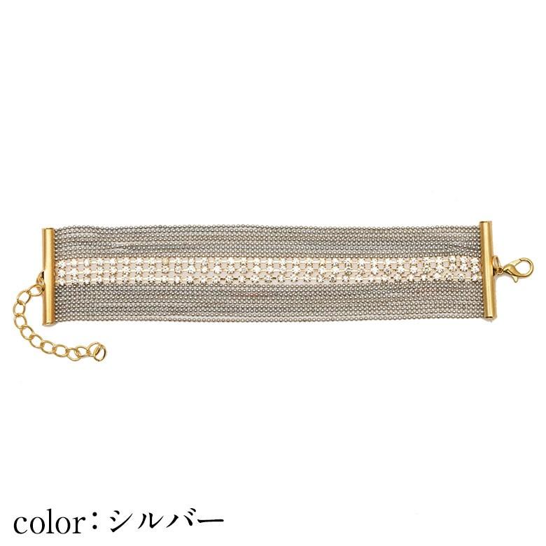 ブレスレット ３連 ラインストーン ボールチェーン アジアン エスニック バリ雑貨 おしゃれ レディース b-1165 | ブランド登録なし | 04