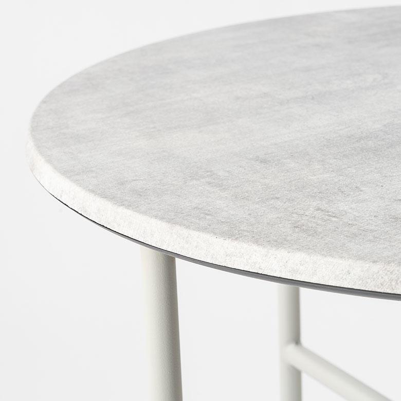 サイド テーブル カフェ ナイト ソファ 直径 60cm 高さ 55cm ストーン 風 コンクリート 調 リビング 寝室 モダン ホテル 店舗 ディスプレイ b-84312 | ELEMENTS（インテリア） | 13