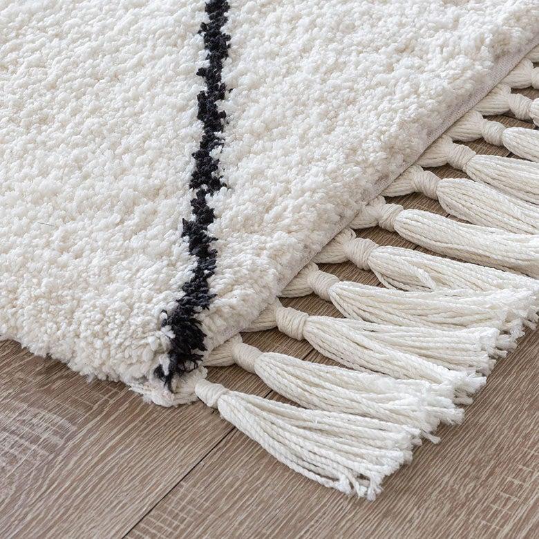 玄関マット ラグマット 約 50×80cm ベニオワレン風 メッシュ 長方形 室内 ラグ カーペット ホットカーペット 床暖房対応 おしゃれ 北欧 b1a-83 | ELEMENTS（インテリア） | 13