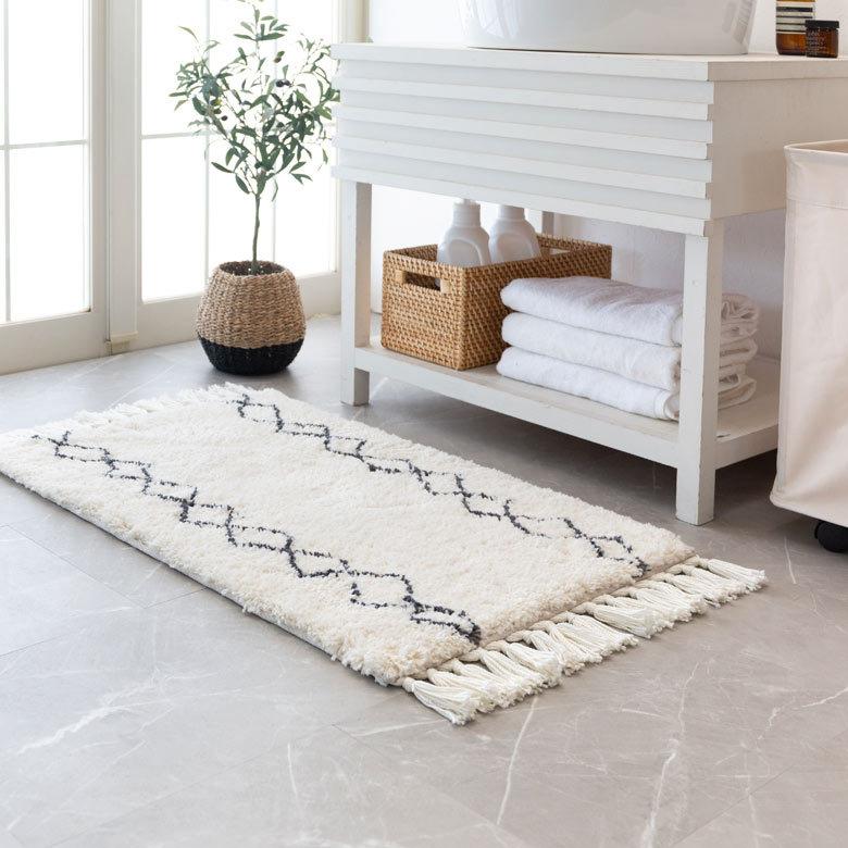 玄関マット ラグマット 約 50×80cm ベニオワレン風 メッシュ 玄関マット ラグマット 約 50×80cm ベニオワレン風 メッシュ
