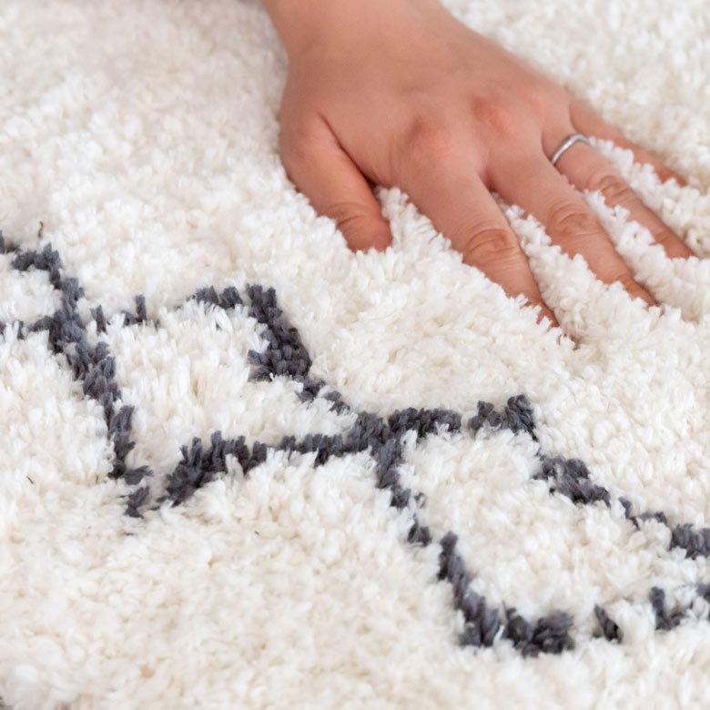 玄関マット ラグマット 約 50×80cm ベニオワレン風 メッシュ 長方形 室内 ラグ カーペット ホットカーペット 床暖房対応 おしゃれ 北欧 b1a-83 | ELEMENTS（インテリア） | 05