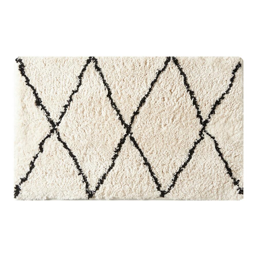 玄関マット 屋内 おしゃれ ベニワレン風 洗えるラグ 50×80 玄関 マット 室内 カーペット 洗濯 モロッカン 夏用 絨毯 北欧 リゾート インテリア アジアン b1a-84 | ELEMENTS（インテリア） | 20