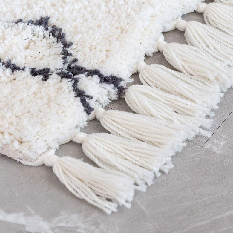 キッチンマット ラグマット 約 45×185cm ベニオワレン風 メッシュ 長方形 室内 ラグ カーペット ホットカーペット 床暖房対応 おしゃれ 北欧 b1b-83 | ELEMENTS（インテリア） | 16