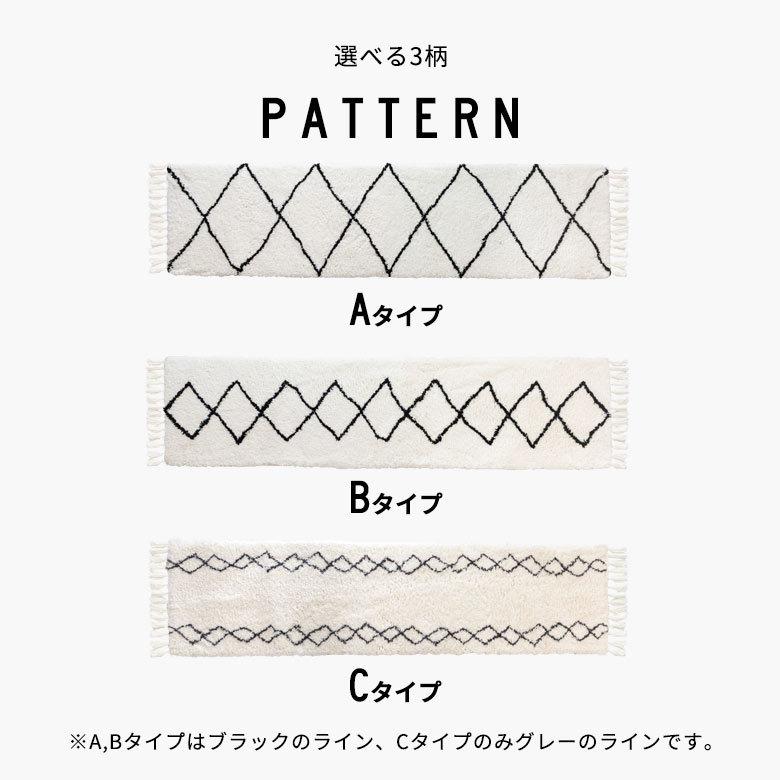キッチンマット ラグマット 約 45×185cm ベニオワレン風 メッシュ 長方形 室内 ラグ カーペット ホットカーペット 床暖房対応 おしゃれ 北欧 b1b-83 | ELEMENTS（インテリア） | 08