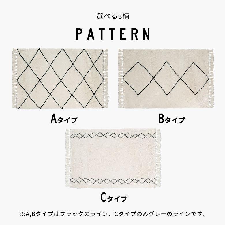 ラグ ラグマット 約 130×190cm ベニオワレン風 メッシュ 長方形 室内 カーペット ホットカーペット 床暖房対応 おしゃれ 北欧 b1d-83 | ELEMENTS（インテリア） | 08