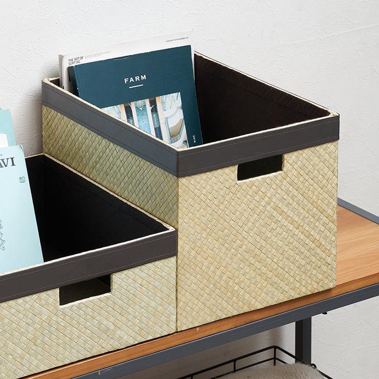 収納 ボックス パンダン Lサイズ ケース 箱 インナーボックス カラーボックス 対応 引き出し 小物 入れ 整理 おしゃれ インテリア モダン 西海岸 bl-11744 | ELEMENTS（インテリア） | 11