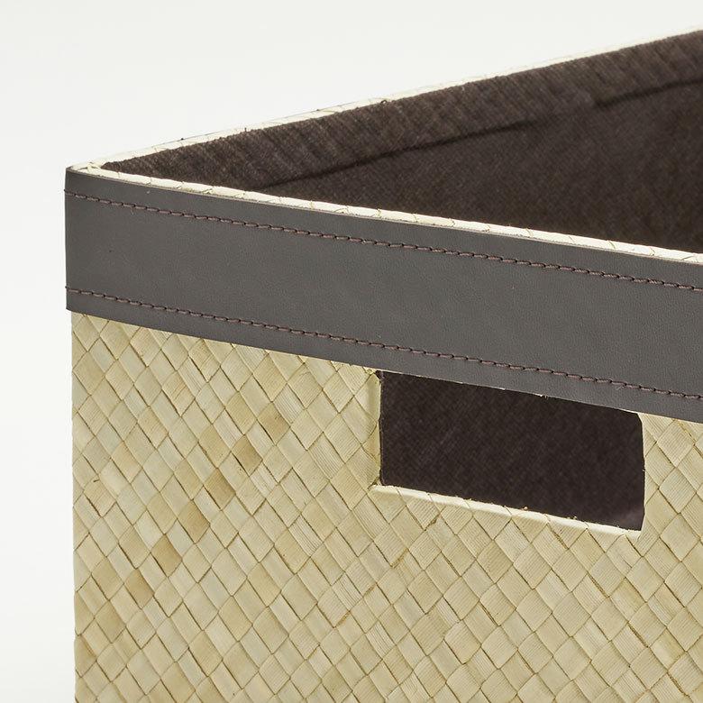 収納 ボックス パンダン Lサイズ ケース 箱 インナーボックス カラーボックス 対応 引き出し 小物 入れ 整理 おしゃれ インテリア モダン 西海岸 bl-11744 | ELEMENTS（インテリア） | 02