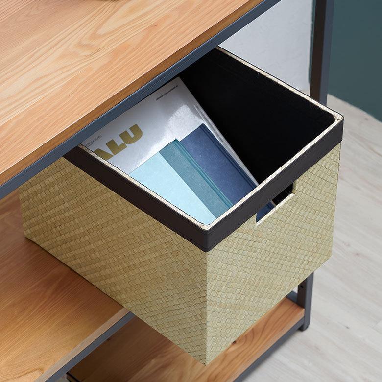 収納 ボックス パンダン Lサイズ ケース 箱 インナーボックス カラーボックス 対応 引き出し 小物 入れ 整理 おしゃれ インテリア モダン 西海岸 bl-11744 | ELEMENTS（インテリア） | 08