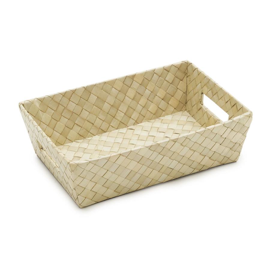 持ち手付き バスケット トレイ  Sサイズ パンダン 収納 トレー かご バスケット 整理 小物 入れ 籠 ケース ボックス ナチュラル 西海岸 bt-11736 | ELEMENTS（インテリア） | 12