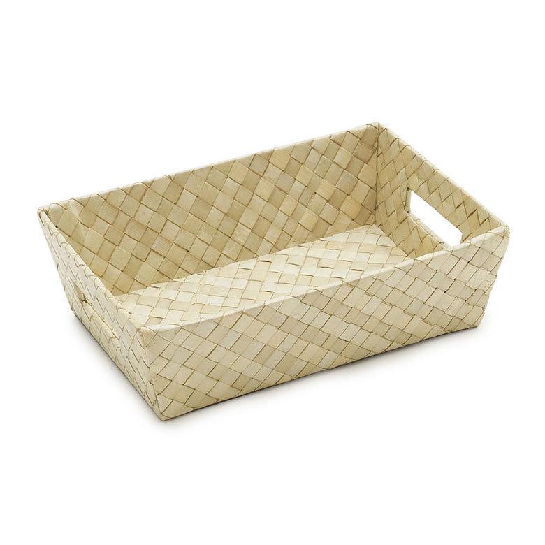 持ち手付き バスケット トレイ  Sサイズ パンダン 収納 トレー かご バスケット 整理 小物 入れ 籠 ケース ボックス ナチュラル 西海岸 bt-11736 | ELEMENTS（インテリア） | 05