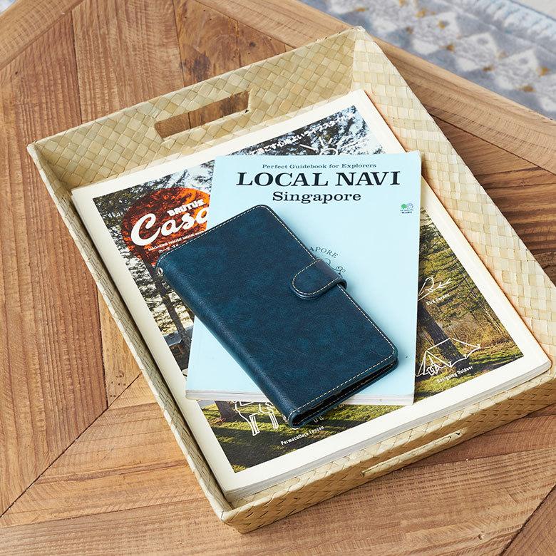 持ち手付き バスケット トレイ トレー デスク 机 整理 整頓 収納 小物 書類 入れ アジアン バリ 雑貨 パンダン Lサイズ ナチュラル 西海岸 bt-11740 | ELEMENTS（インテリア） | 11