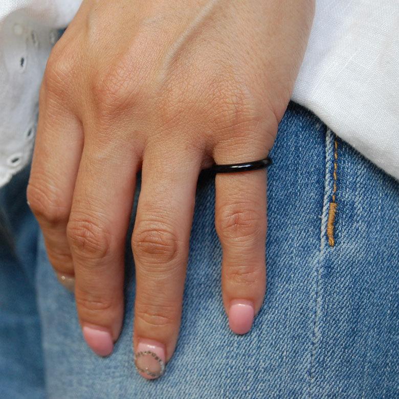 メール便対応 キャトルホーンで出来たベトナム製リング １２サイズ展開 bvn5037 アジア工房 | ブランド登録なし | 03