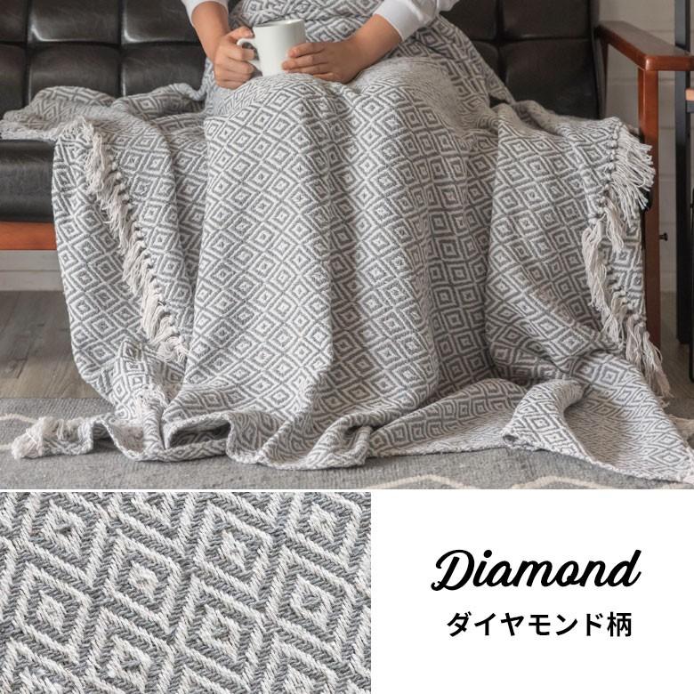 ブランケット ひざ掛け 約130×170cm 膝掛け ニットブランケット