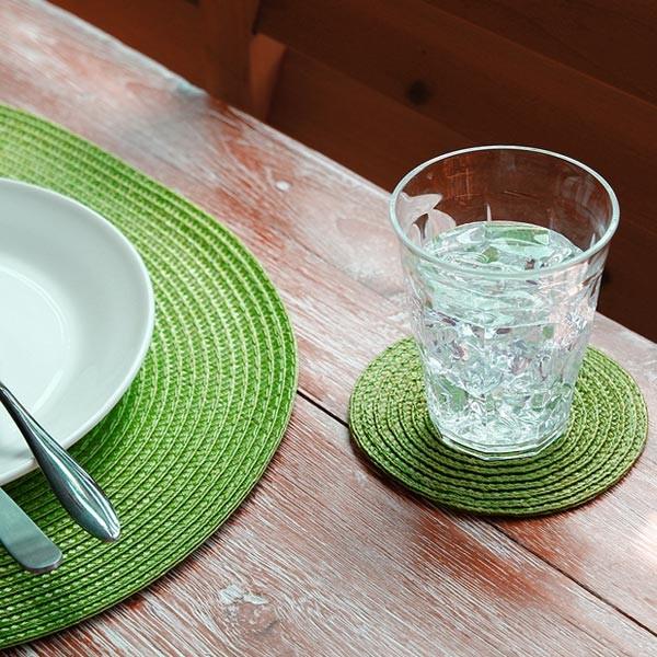 ラウンド型プレースコースター 6色展開 円形 丸型 テーブルウェア モダン おしゃれ 雑貨 小物 キッチングッズ キッチン雑貨 コースター プレースマット c-6020 | ELEMENTS（インテリア） | 01