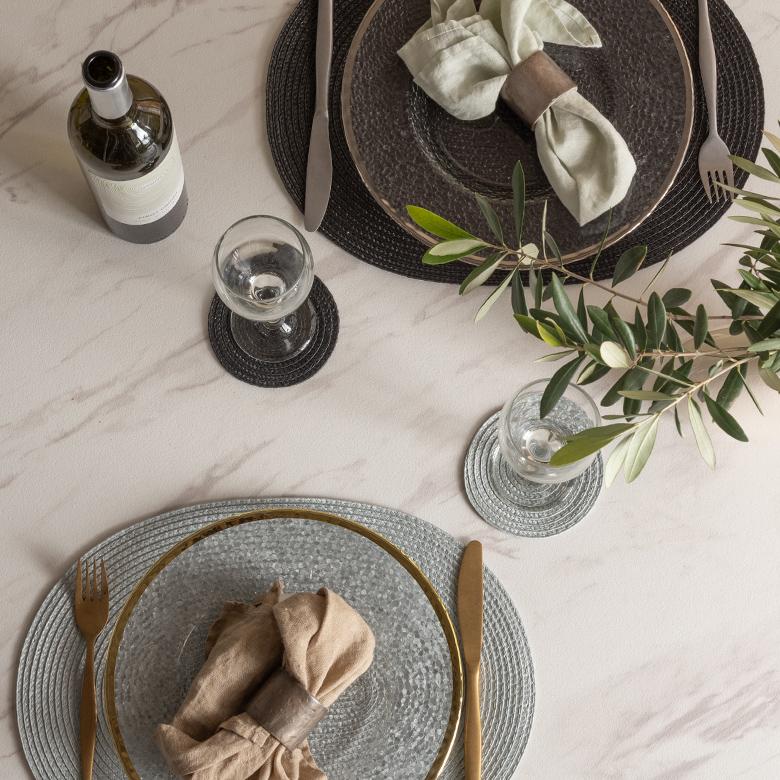 ラウンド型プレースコースター 4色展開 円形 丸型 テーブルウェア モダン おしゃれ 雑貨 小物 キッチングッズ キッチン雑貨 コースター プレースマット c-6020 | ELEMENTS（インテリア） | 16