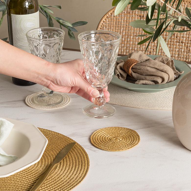 ラウンド型プレースコースター 4色展開 円形 丸型 テーブルウェア モダン おしゃれ 雑貨 小物 キッチングッズ キッチン雑貨 コースター プレースマット c-6020 | ELEMENTS（インテリア） | 11