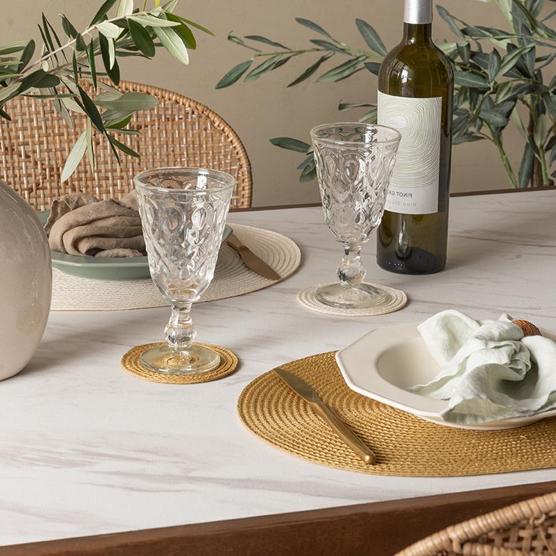 ラウンド型プレースコースター 4色展開 円形 丸型 テーブルウェア モダン おしゃれ 雑貨 小物 キッチングッズ キッチン雑貨 コースター プレースマット c-6020 | ELEMENTS（インテリア） | 12