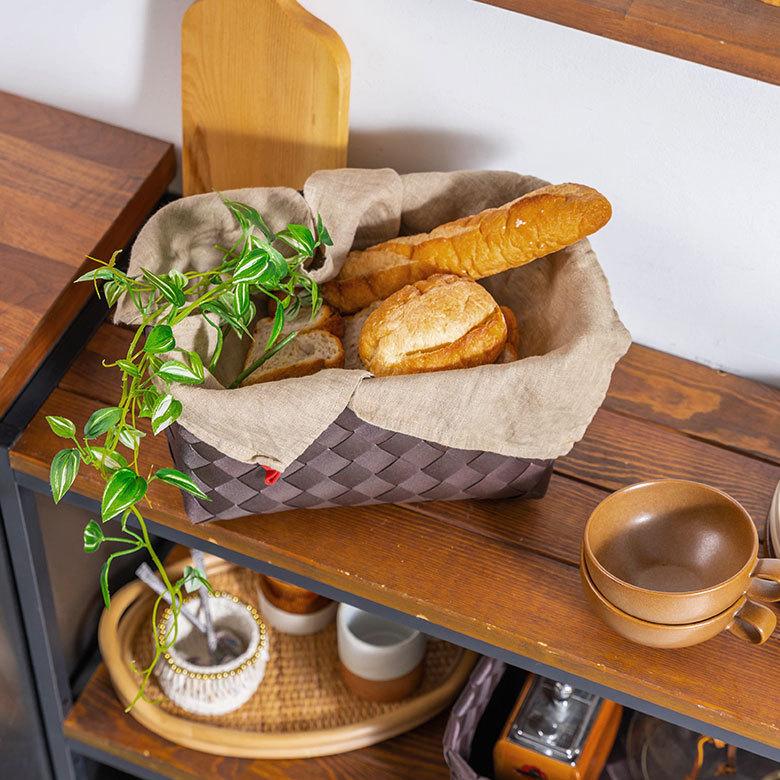 かご バスケット 洗える 白樺風 籠 ポリエチレン製 水洗い はっ水 撥水 収納 ボックス コスメ プランター おしゃれ 北欧  韓国 インテリア 西海岸 c-6 | ELEMENTS（インテリア） | 14