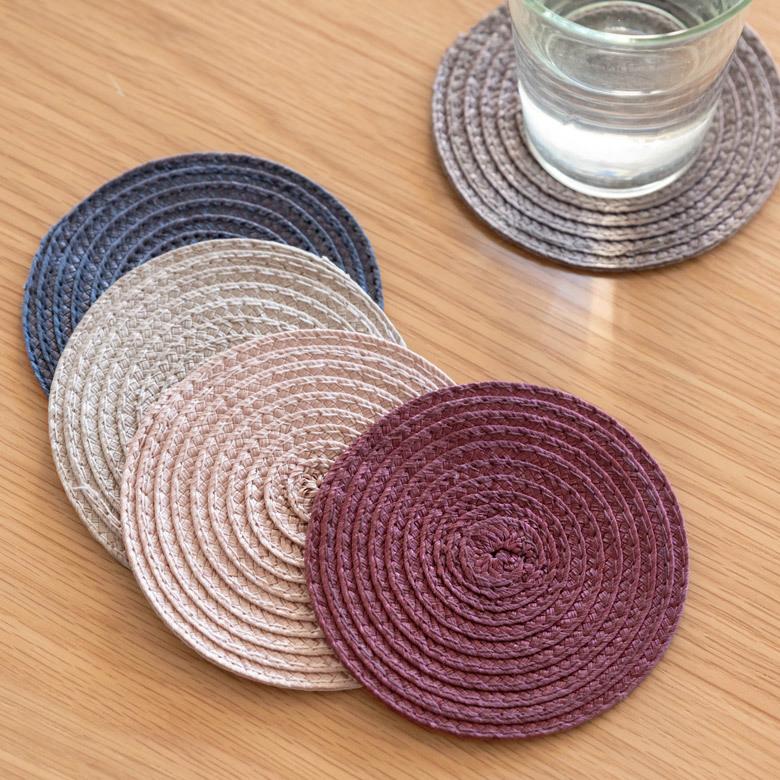 コースター  おしゃれ テーブルウェア 水洗い 和 モダン 丸 正円 ラウンド プレース プレイスコースター 1枚 グレイッシュ 5色 キッチン Riche リッシュ c-67000 | ELEMENTS（インテリア） | 19