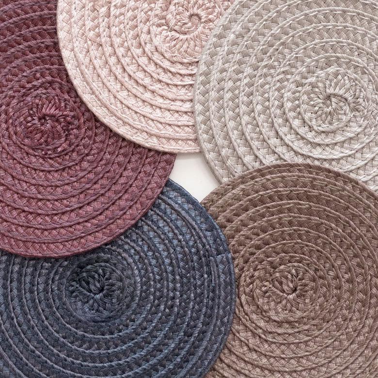 ELEMENTS コースター おしゃれ テーブルウェア 水洗い 和 モダン 丸 正