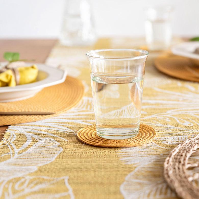 コースター おしゃれ テーブルウェア 水洗い 和 モダン 丸 正円 ラウンド プレース プレイスコースター 1枚 トロピカル カラフル 3色 Riche リッシュ c-67001 | ELEMENTS（インテリア） | 16