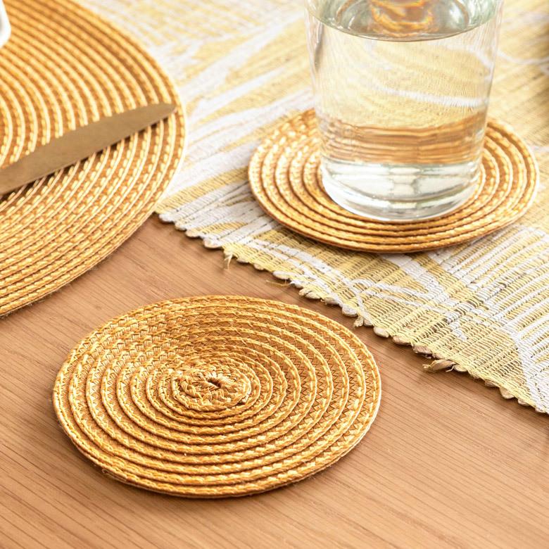 ELEMENTS（インテリア） コースター おしゃれ テーブルウェア 水洗い