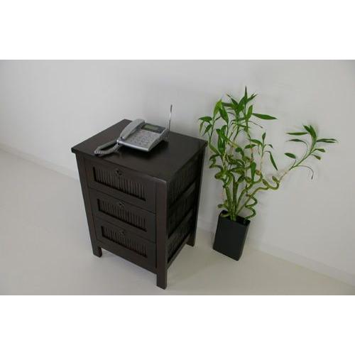 アジアン家具 アジアン家具チェスト バンブータンス3D ライトブラウン色 0113 アジア工房 CC3D-LBR | ブランド登録なし | 02