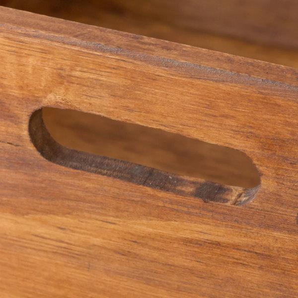 ウッドコンテナボックス Lサイズ 収納 引き出し 木製 スタッキング アンティーク オープン 持ち手付き ヴィンテージ アメリカン インダストリアル cl-g-6 | ブランド登録なし | 17