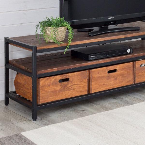 ウッドコンテナボックス Lサイズ 収納 引き出し 木製 スタッキング アンティーク オープン 持ち手付き ヴィンテージ アメリカン インダストリアル cl-g-6 | ブランド登録なし | 08