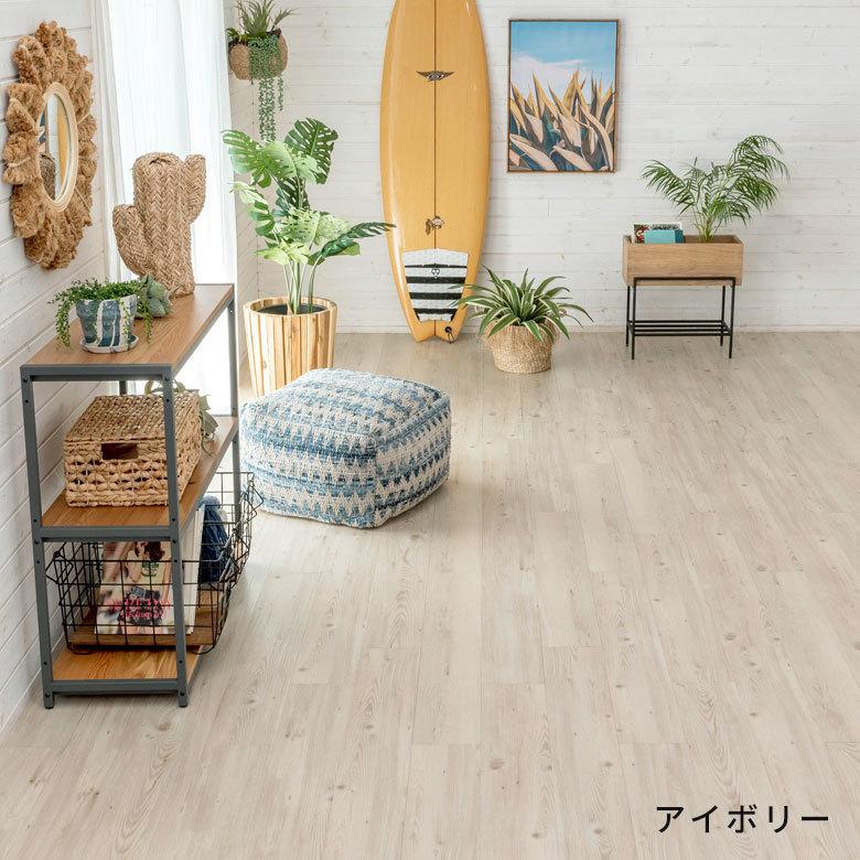 フロアタイル 置くだけ シート マット 敷くだけ タイル フローリング材 床材 カーペット DIY リフォーム 木目調 ウッド 12枚セット トイレ 玄関 cl-lf-2 | ブランド登録なし | 06