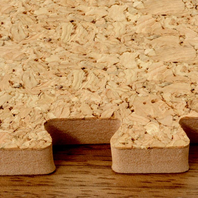 コルクマット 大判 45cm ジョイントマット 24枚セット 団地間 江戸間 3畳用 コルクタイル プレイマット 防音マット エコルク cncm-45-024p | ELEMENTS（インテリア） | 09