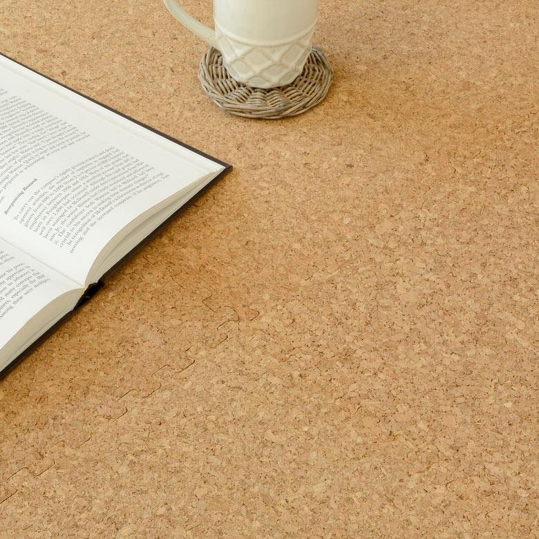 コルクカーペット 団地間4.5畳 カラー：オーク 消臭 おしゃれ マット 1枚敷き 家具・インテリア コルクカーペット 団地間4.5畳 カラー