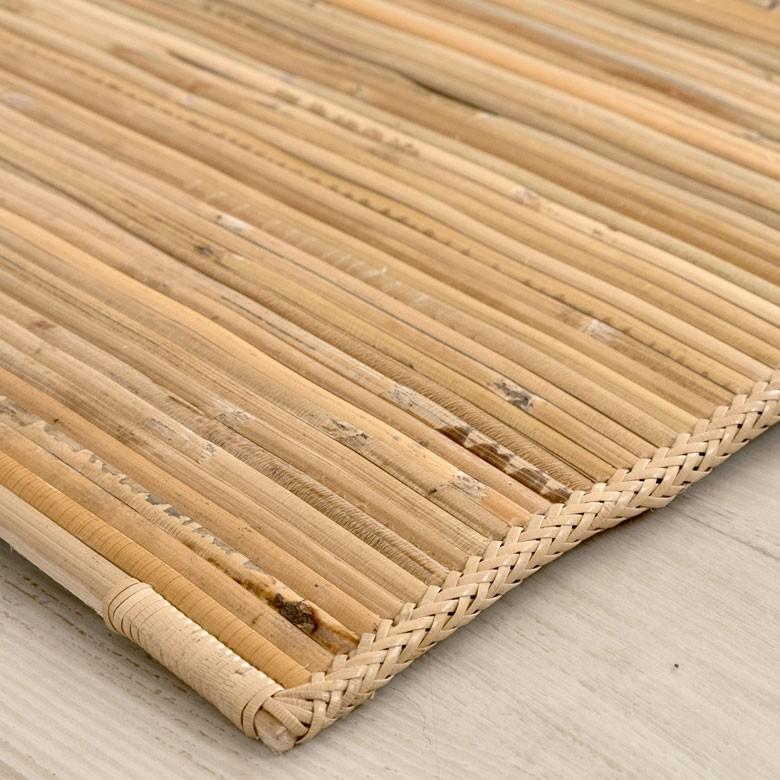 ラタンカーペット 籐むしろ 約140×200cm 絨毯 敷物 ひんやり 夏 和 和
