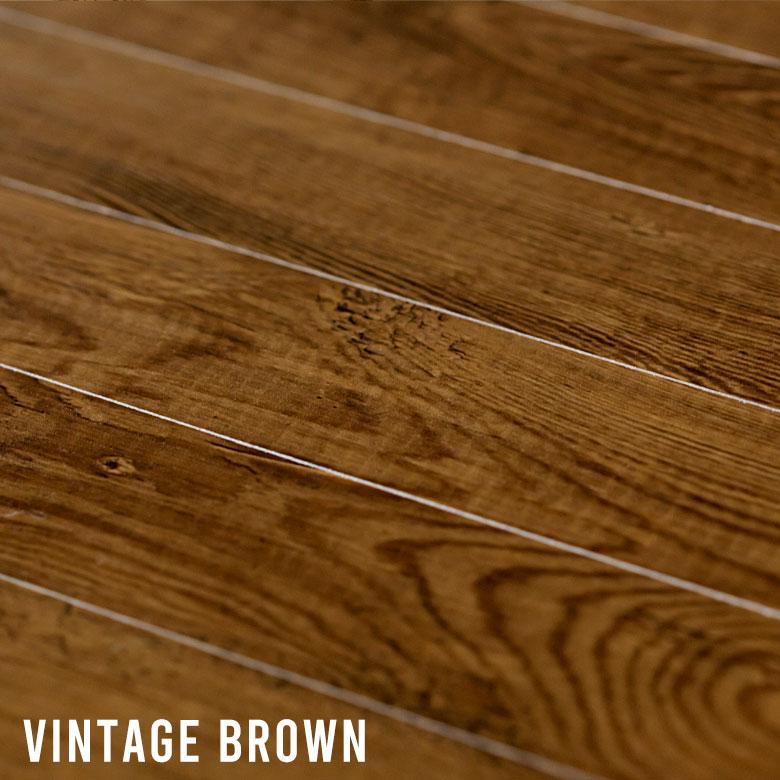 ウッドカーペット 4.5畳 江戸間 260×260cm フローリングカーペット 床材 DIY 簡単 敷くだけ 特殊エンボス加工 ヴィンテージ 1梱包 cpt-pj-40-e45 | ELEMENTS（インテリア） | 18