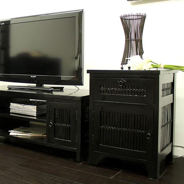 送料無料アジアンバンブーサイドチェスト ライトブラウン色 アジア工房 CSDC-LBR | ブランド登録なし | 01