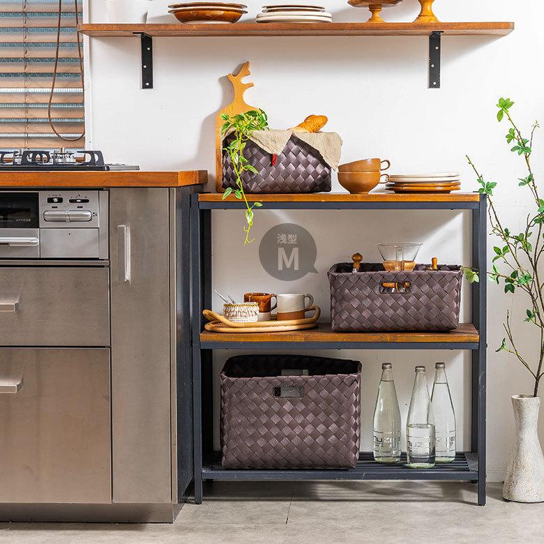 かご バスケット 洗える 持ち手付き ポリエチレン製 丸洗い 白樺かご ボックス ランドリー 収納 おむつストッカー おしゃれ 韓国 インテリア 西海岸 d-66 | ELEMENTS（インテリア） | 13