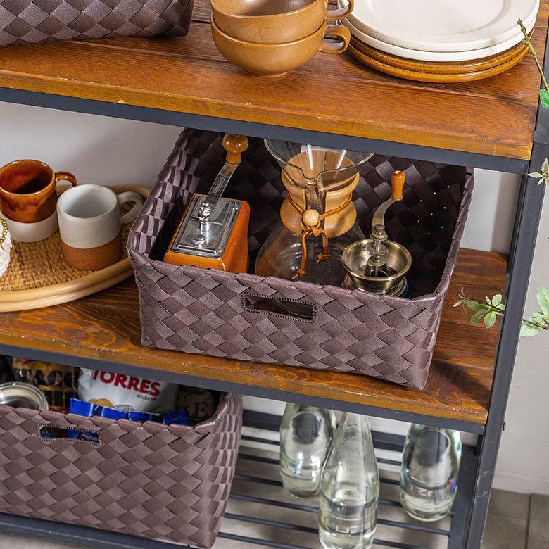 かご バスケット 洗える 持ち手付き ポリエチレン製 丸洗い 白樺かご ボックス ランドリー 収納 おむつストッカー おしゃれ 韓国 インテリア 西海岸 d-66 | ELEMENTS（インテリア） | 14