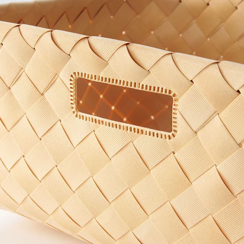 かご バスケット 洗える 持ち手付き ポリエチレン製 丸洗い 白樺かご ボックス ランドリー 収納 おむつストッカー おしゃれ 韓国 インテリア 西海岸 d-66 | ELEMENTS（インテリア） | 20