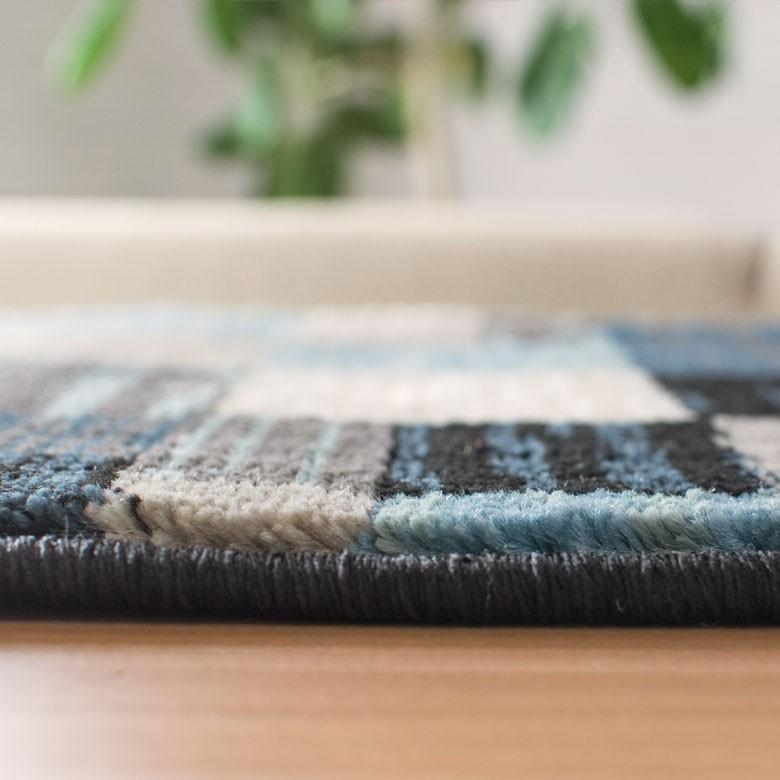 キッチンマット 玄関マット 約45×180cm モザイク柄 パッチワーク柄 ラグマット 台所 おしゃれ オールシーズン 長方形 新生活 引っ越し 絨毯 幾何学  eg83034 | ELEMENTS（インテリア） | 07