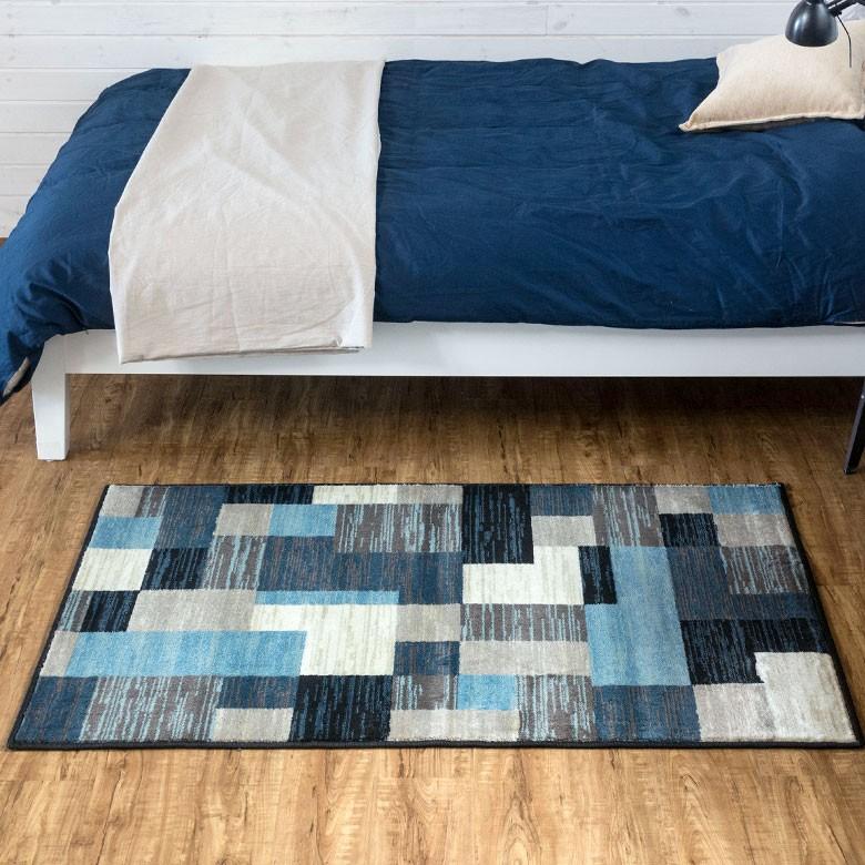 ラグ ラグマット 約100×140cm モザイク柄 パッチワーク柄 ホット ラグ ラグマット 約100×140cm モザイク柄 パッチワーク柄 ホット