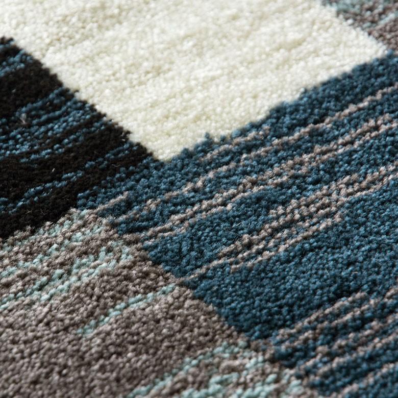 ラグ ラグマット 約185×185cm モザイク柄 パッチワーク柄 ホットカーペット対応 オールシーズン デザインラグ 正方形 新生活 引っ越し リビング 絨毯 eg83037 | ELEMENTS（インテリア） | 08